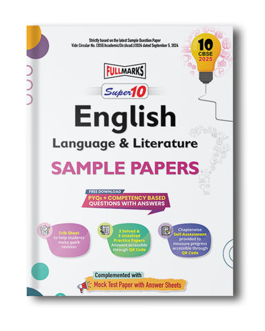 Sample Paper English Lang & Lit - Class 10 - Full Marks