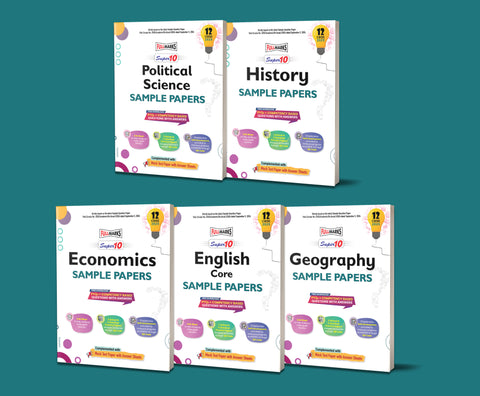 Sample Paper (Political Science, History, Economics, English and Geography) - Class 12