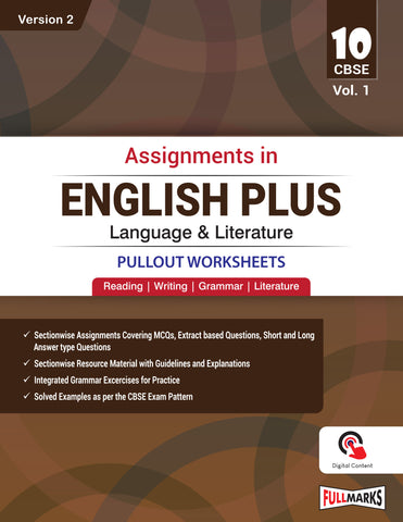 Assignments in English Plus Lang & Lit Class 10 Vol 1