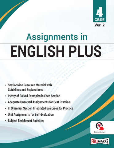 Assignments in English Plus  Class 4