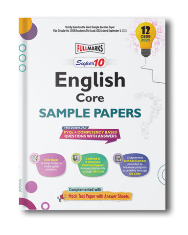 Core English Sample Paper - Class 12